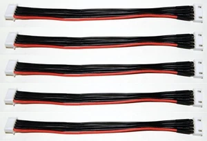5 Each Lipo Balance Extension Charger Cable Lead 4s JST-XH (4 cell, 14.8V) - Picture 1 of 3