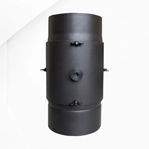 KaminfilterKAT Rauchrohr mit Kaminfilter Kat Dunkelgrau Ø 150 (DIBt) - Bild 1 von 2