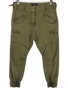 MAISON SCOTCH Women Cargo Pants Trousers Size 3 - W36 L26 - Picture 1 of 11