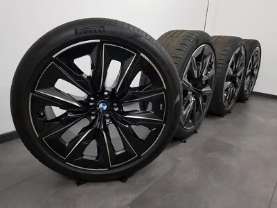 BMW 21 Zoll Felgen 7er G70 i7 G7L X3 G45 Sommerreifen original M909 909M +6mm - Bild 1 von 4