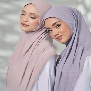 Copertina completa hijab amira turbante donna musulmano foulard cofano scialli arabo islamico - Foto 1 di 33
