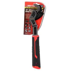DEKTON 12" Self-Locking Adjustable Wrench 7–43mm Multi-Tool Spanner Grip - Picture 1 of 6