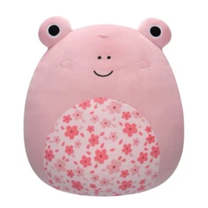 Squishmallow 8 inch Kline the Cherry Blossom Frog Plush NEW w TAG Protector