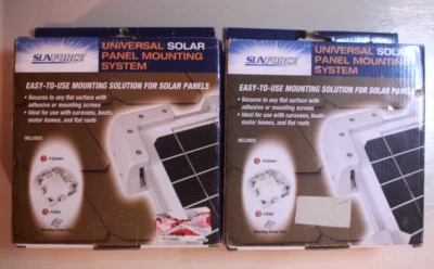 Kit de fijación de soportes de montaje de panel solar universal Sunforce - Juego de 2 cajas Foto 1 de 2