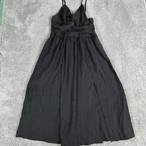 Shein Curve Vcay Women's Gothic Gauzy Maxi Cutout Dress 0XL Black - Picture 1 of 14