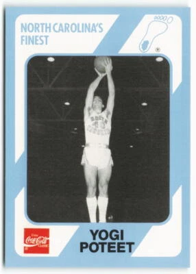 1989 Yogi Poteet Collegiate Collection North Carolina's Finest #162 - Image 1 of 2
