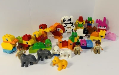 Enorme Lego Duplo Mixto Animal Zoológico Lote Figuras Bebé Elefante Oso Polar Perro Oveja Foto 1 de 4