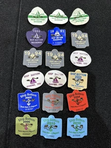 SHIP BOTTOM NEW JERSEY SEASON BEACH BADGES/TAGS🔥🔥🔥-LOT OF-(18)🔥🔥🔥 - Bild 1 von 19