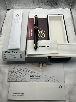 Montblanc Meisterstuck 146 Caligrafía Flex Nuevo en Caja Foto 1 de 4