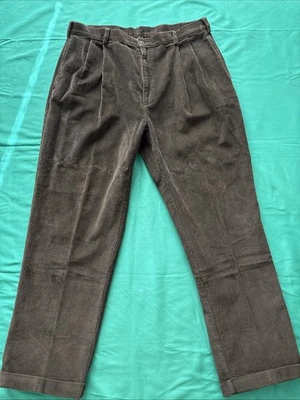 Jos. A. Bank Colorfast Corduroy Pants Brown Men 38x30 100% Cotton NEW - Image 1 of 4