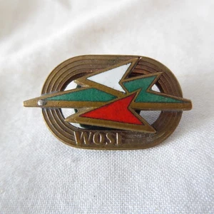 Hungary WOSF Enameled Badge on Screen (W326) - Picture 1 of 5