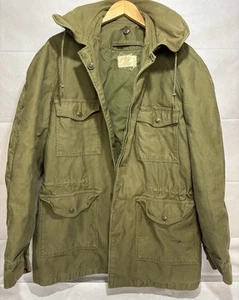 M65 Jacket US Army Field Coat Sateen OG-107 Military Cotton Men’s Medium Large - Picture 1 of 17