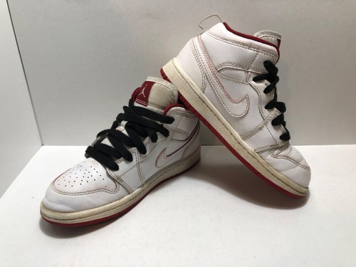 Nike Air Jordan 1 Mid BP 'Gym Red' 640734 103 Youth taglia 12c