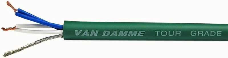 VAN DAMME - Tour Grade Classic XKE StarQuad Cable de micrófono verde carrete de 100 m Foto 1 de 1