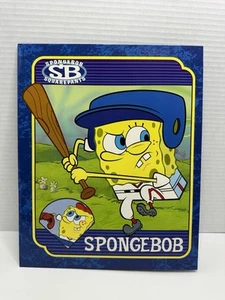 SpongeBob Schwammkopf Baseball 2 Taschen Papier Ordner Nickelodeon #70209 VINTAGE - Bild 1 von 5