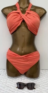 Seafolly Godess Bikini 16 Coral RRP £90 - Picture 1 of 4