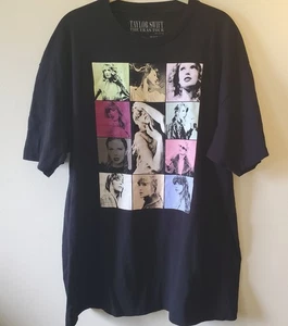 Camisa de Concierto Oficial Taylor Swift Eras Tour Talla XL Negra Algodón Usada en Excelente Condición Swifty - Imagen 1 de 9