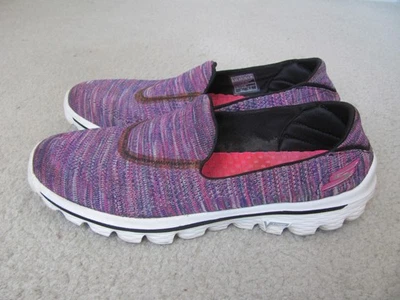 Skechers Goga Mat Women's Black/Magenta Pull-On Fashion Sneakers Size 8.5 - Image 1 of 4