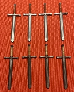 Playmobil 8 Long Swords For Highlanders Crusader Knights Vikings 2 Styles💥NEW💥 - Picture 1 of 5