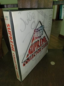 Supreme Collector Cards Binder, Album, Set Minus one card, Showing Wear See Pics - Picture 1 of 11