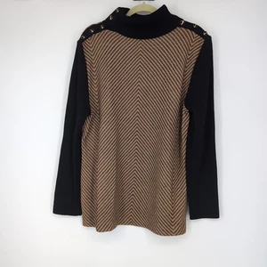 NUEVO CON ETIQUETAS Colección St John Marie Suéter Camel Santana Tejido COLLAR ÚNICO 14 - Imagen 1 de 24