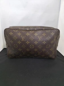 Auth Louis Vuitton Trousse Toilette 28 Monogram Clutch Bag M47522 Second Used - Picture 1 of 16