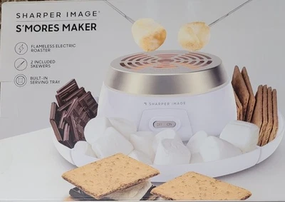 Sharper Image Kit de postre de fogata interior para hacer mesa eléctrica S'Mores Foto 1 de 2