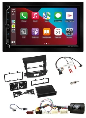 ESX 2DIN DAB USB Lenkrad Bluetooth Autoradio für Mitsubishi Outlander 2007-2012 - Bild 1 von 4