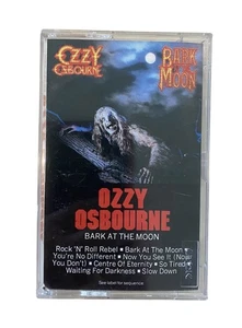 Ozzy Osbourne - Bark At The Moon Cassette Tape 1983 CBS QZT 38987 - Picture 1 of 7