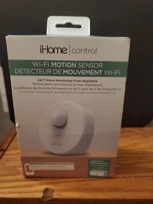 iHome iSB01WC Control Wifi Motion Sensor 24/7 Monitoring - Image 1 of 4