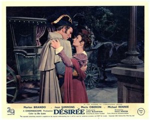 Desiree Original Lobby Card Jean Simmons Michael Rennie 1953