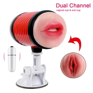 Masturbador Automático Manos Libres Masculino Mamada Vaginal Copa Stroker Hombres Lubricantes - Imagen 1 de 15