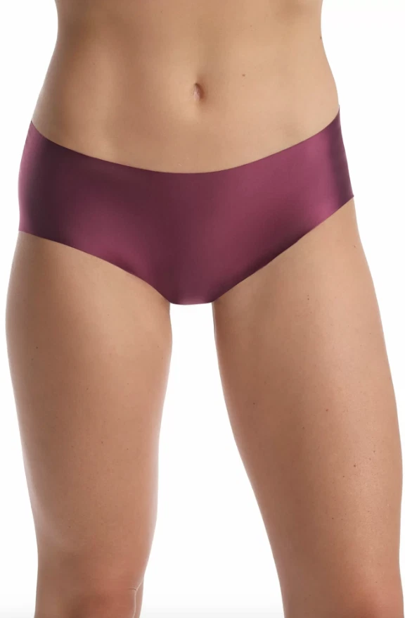 Commando Womens Cabernet Smooth Satin Bikini L72730 Size Medium