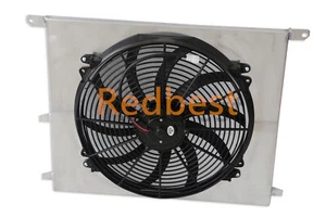 Ventilador + Funda de aluminio para BMW E36 318i 320i 323i/is 328i 1992-1998 93 94 radiador - Imagen 1 de 6