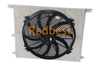 Aluminum Fan+Shroud For BMW E36 318i 320i 323i/is 328i 1992-1998 93 94 Radiator - Image 1 of 4