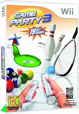 Game Party 3 (19 Hit Sports Games) Bowling Mini Golf Croquet Nintendo Wii - Image 1 of 4