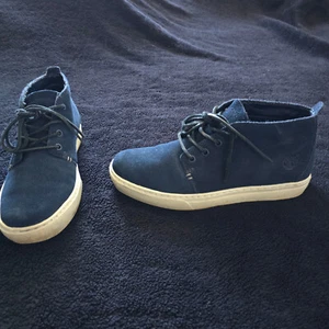 Timberland Mens Anti Fatigue Shoes Chukka Boots Size UK 7.5 Navy - Picture 1 of 9