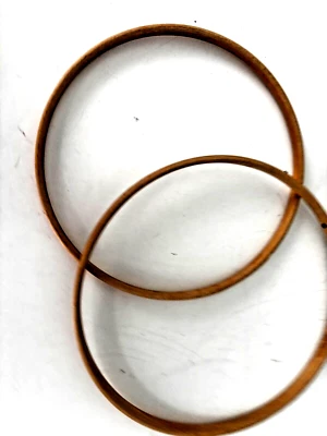 VINTAGE wood embroidery hoop 7" wooden screw tension Smooth marked - Image 1 of 4