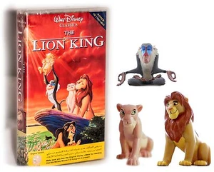 Lion King 1994 Figures VHS Tape movie PAL English شريط الأسد الملك ديزني إنجليزي - Bild 1 von 5