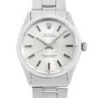 Rolex Oyster Perpetual 1002 Silver Bar 35 Number Antique Mens