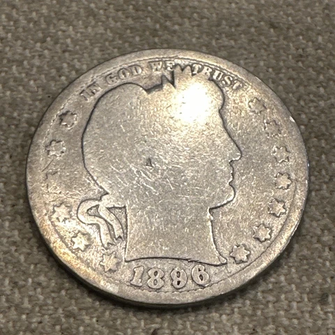 1896 Barber Quarter Cover