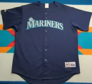 Maglietta Vintage Ichiro Suzuki Seattle Mariners Made In USA Majestic #51 XL - Foto 1 di 7
