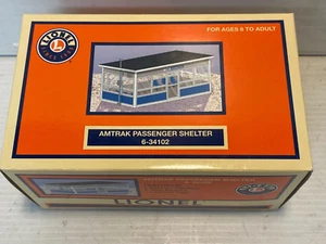 LIONEL AMTRAK PASSENGER SHELTER STATION ACCESSORY 6-34102 CAR BUILDING LAYOUT - Picture 1 of 8