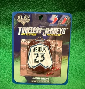 NHL ELBY Timeless Jersey Magnet Milan Hejduk Colorado Avalanche #23 - Picture 1 of 1