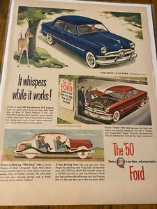 Ford It 1950 vintage susurra coche mientras funciona anuncio automático - Imagen 1 de 1