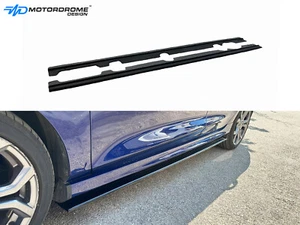 SIDE SKIRTS EXTENSIONS V.2 FOR FORD FIESTA MK8 ST / ST-LINE (2017-) GLOSS BLACK - Picture 1 of 6
