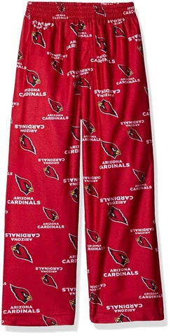 NFL Kids Size 4-7  Preschool Allover Logo Flannel Pajama Pants *MANY TEAMS* Cover