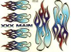 XXX Main S012 Ice Flames R/C RC Stickers/Decals