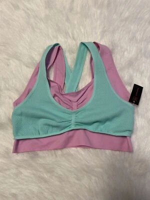 Sujetador No Boundaries Mujer Junior Talla Grande Azul Púrpura Doble Correa Bralette Foto 1 de 4