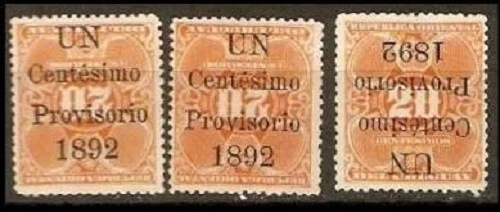 URUGUAY Sc 100a x 3 RECARGO INVERTIDO COMO NUEVO HR FVF Foto 1 de 1